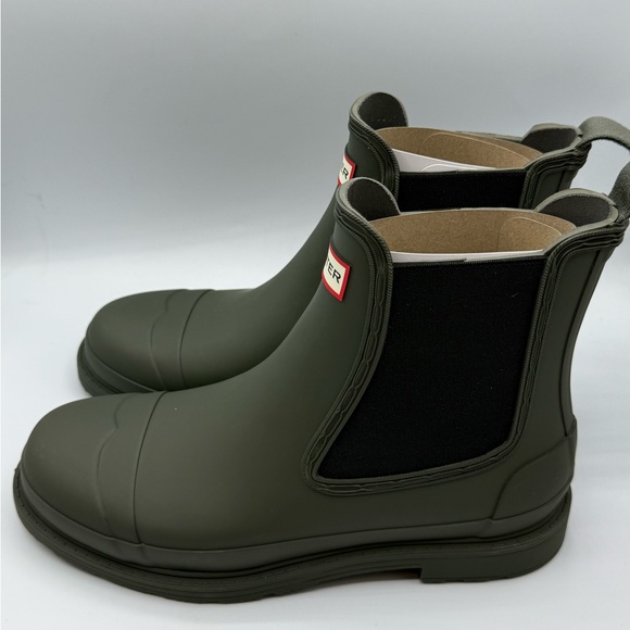 NEW Hunter Commando Chelsea Short Waterproof Rain Boot - Picture 6 of 7